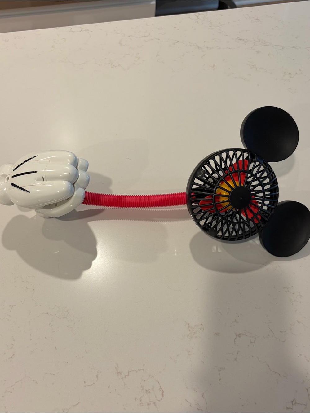 Disney Black and Red Flexible Clip-On Fan